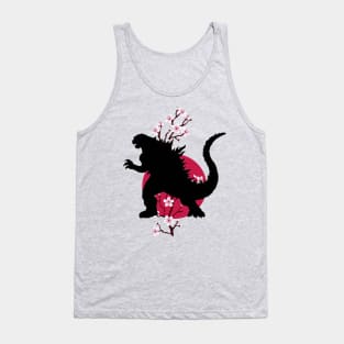 godzilla sakura Tank Top